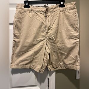 J. Crew Men's Khaki Flat Front Shorts
